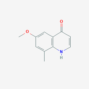 molecular formula C11H11NO2 B3052110 6-Methoxy-8-methyl-4-quinolinol CAS No. 384821-02-7