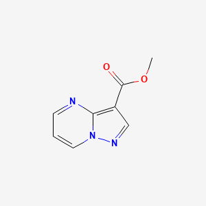 molecular formula C8H7N3O2 B3052112 Methyl pyrazolo[1,5-a]pyrimidine-3-carboxylate CAS No. 384861-43-2