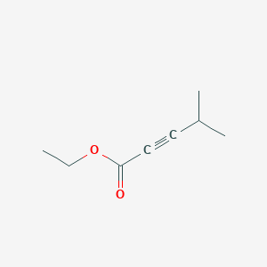 molecular formula C8H12O2 B3052113 Ethyl 4-methylpent-2-ynoate CAS No. 38491-47-3