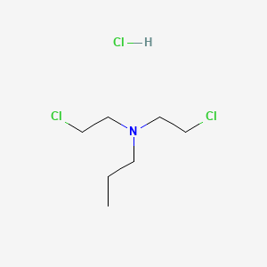 molecular formula C7H16Cl3N B3052117 盐酸 N-丙基-N,N-双（2-氯乙基）胺 CAS No. 38521-66-3