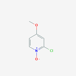 molecular formula C6H6ClNO2 B3052124 吡啶，2-氯-4-甲氧基-，1-氧化物 CAS No. 38608-87-6