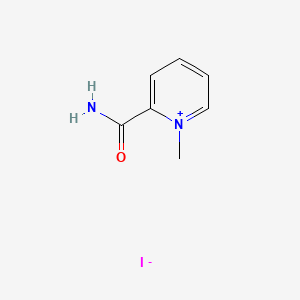 molecular formula C7H9IN2O B3052125 2-Carbamoyl-1-methylpyridinium iodide CAS No. 3861-69-6