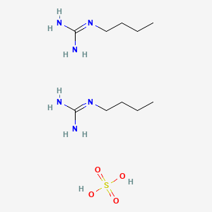 molecular formula C10H28N6O4S B3052128 Butylguanidine sulfate CAS No. 3867-74-1