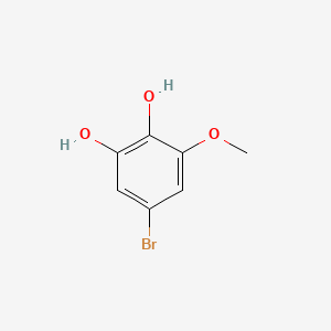 molecular formula C7H7BrO3 B3052136 1,2-Benzenediol, 5-bromo-3-methoxy- CAS No. 38790-07-7