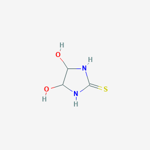 molecular formula C3H6N2O2S B3052150 4,5-Dihydroxyimidazolidine-2-thione CAS No. 3891-25-6