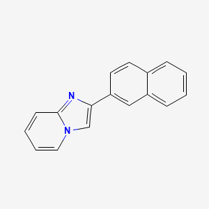 molecular formula C17H12N2 B3052153 2-(萘-2-基)咪唑并[1,2-a]吡啶 CAS No. 38922-71-3