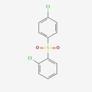 molecular formula C12H8Cl2O2S B3052157 Benzene, 1-chloro-2-[(4-chlorophenyl)sulfonyl]- CAS No. 38980-51-7