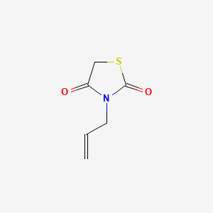 molecular formula C6H7NO2S B3052173 2,4-Thiazolidinedione, 3-allyl- CAS No. 39137-27-4