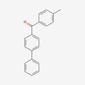 molecular formula C20H16O B3052174 Biphenyl-4-yl-p-tolyl-methanone CAS No. 39148-55-5