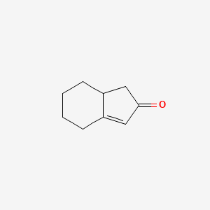 molecular formula C9H12O B3052176 1,4,5,6,7,7a-Hexahydro-inden-2-one CAS No. 39163-29-6