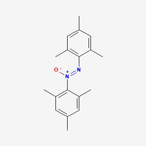 molecular formula C18H22N2O B3052182 二氮烯，双（2,4,6-三甲基苯基）-，1-氧化物 CAS No. 39201-71-3