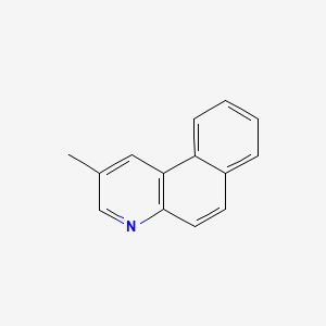 molecular formula C14H11N B3052188 2-甲基苯并[f]喹啉 CAS No. 39258-30-5