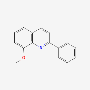 molecular formula C16H13NO B3052195 8-甲氧基-2-苯基喹啉 CAS No. 393109-89-2