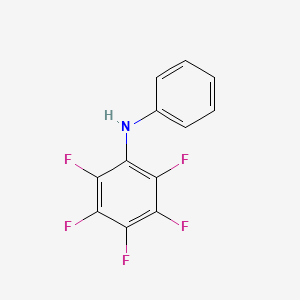 molecular formula C12H6F5N B3052199 2,3,4,5,6-pentafluoro-N-phenylaniline CAS No. 3947-56-6