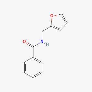 molecular formula C12H11NO2 B3052208 N-(2-Furylmethyl)benzamide CAS No. 3952-30-5