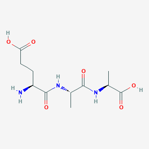 molecular formula C11H19N3O6 B3052209 H-Glu-ala-ala-OH CAS No. 39534-89-9