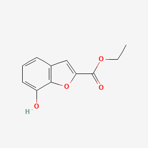 molecular formula C11H10O4 B3052211 Ethyl 7-hydroxybenzofuran-2-carboxylate CAS No. 39543-86-7