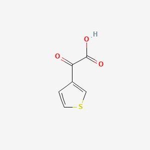 molecular formula C6H4O3S B3052228 3-噻吩基乙二酸 CAS No. 39684-36-1