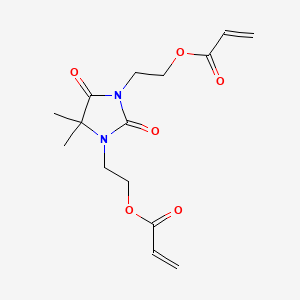 2-Propenoic acid, (4,4-dimethyl-2,5-dioxo-1,3-imidazolidinediyl)di-2,1-ethanediyl ester