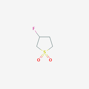 molecular formula C4H7FO2S B3052233 Thiophene, 3-fluorotetrahydro-, 1,1-dioxide CAS No. 397248-10-1