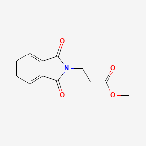 molecular formula C12H11NO4 B3052236 methyl 3-(1,3-dioxo-2,3-dihydro-1H-isoindol-2-yl)propanoate CAS No. 39739-01-0