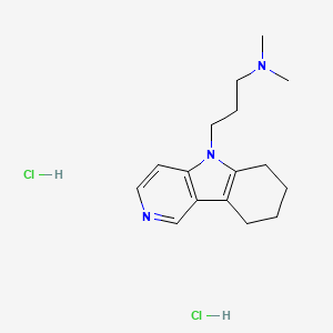 N,N-dimethyl-3-(6,7,8,9-tetrahydropyrido[4,3-b]indol-5-yl)propan-1-amine dihydrochloride