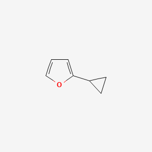 molecular formula C7H8O B3052243 2-Cyclopropylfuran CAS No. 39763-87-6