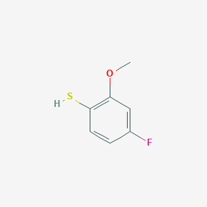 molecular formula C7H7FOS B3052252 4-Fluoro-2-methoxybenzenethiol CAS No. 398456-80-9