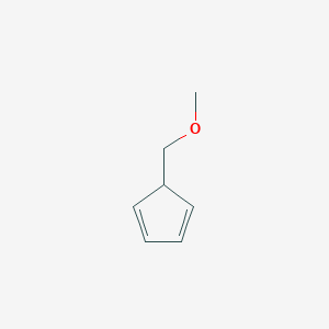 molecular formula C7H10O B3052255 5-(Methoxymethyl)cyclopenta-1,3-diene CAS No. 39872-54-3