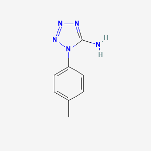 molecular formula C8H9N5 B3052258 1-(4-Methylphenyl)-1h-tetrazol-5-amine CAS No. 39889-77-5