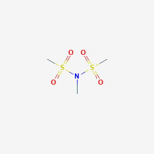 molecular formula C3H9NO4S2 B3052259 N-Methyl-N-methylsulfonyl-methanesulfonamide CAS No. 3989-37-5