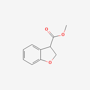 molecular formula C10H10O3 B3052261 Methyl 2,3-dihydro-1-benzofuran-3-carboxylate CAS No. 39891-56-0