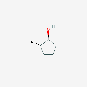 molecular formula C6H12O B3052266 Cyclopentanol, 2-methyl-, trans- CAS No. 39947-48-3