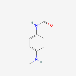 molecular formula C9H12N2O B3052272 N-[4-(甲基氨基)苯基]乙酰胺 CAS No. 39970-48-4