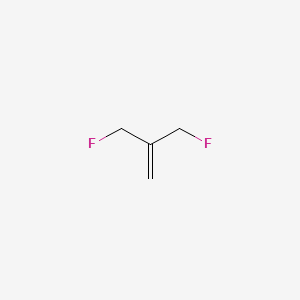 molecular formula C4H6F2 B3052277 3-Fluoro-2-(fluoromethyl)prop-1-ene CAS No. 400-11-3