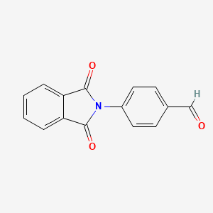 molecular formula C15H9NO3 B3052298 4-(1,3-Dioxo-1,3-dihydro-2H-isoindol-2-yl)benzaldehyde CAS No. 40101-58-4