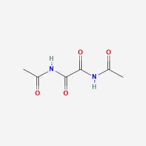 molecular formula C6H8N2O4 B3052312 N,N'-Diacetyloxamide CAS No. 40227-15-4