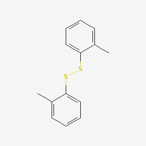 molecular formula C14H14S2 B3052323 Disulfide, bis(2-methylphenyl) CAS No. 4032-80-8