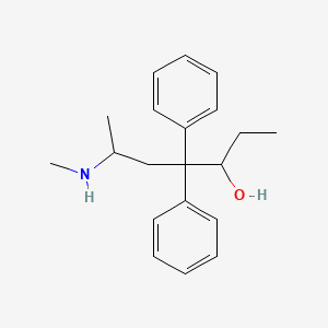 molecular formula C8H16ClN B3052334 6-(甲基氨基)-4,4-二苯基-3-庚醇 CAS No. 4040-59-9