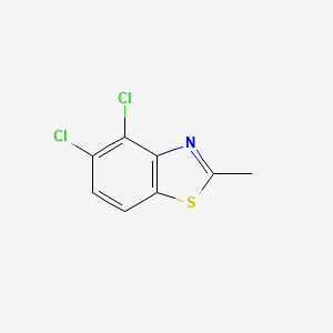 molecular formula C8H5Cl2NS B3052361 4,5-Dichloro-2-methyl-1,3-benzothiazole CAS No. 40671-25-8