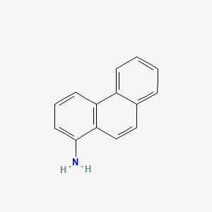 molecular formula C14H11N B3052470 1-Phenanthrenamine CAS No. 4176-53-8