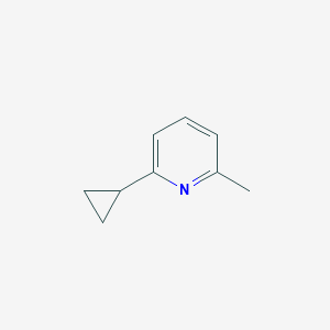 molecular formula C9H11N B3052471 2-Cyclopropyl-6-methyl-pyridine CAS No. 41765-00-8