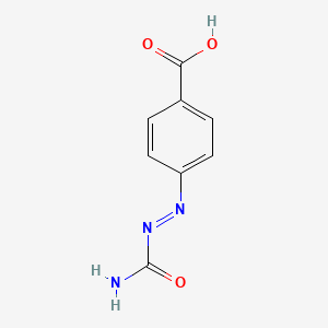 molecular formula C8H7N3O3 B3052472 4-[(氨甲酰亚氨基)氨基]苯甲酸 CAS No. 41779-98-0
