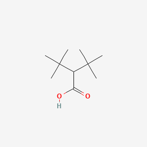 molecular formula C10H20O2 B3052474 2-Tert-butyl-3,3-dimethylbutanoic acid CAS No. 41785-81-3