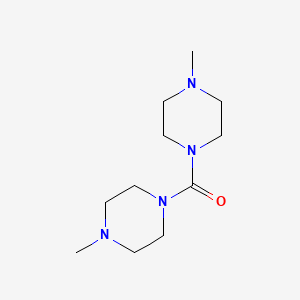 molecular formula C11H22N4O B3052476 双(4-甲基哌嗪-1-基)甲酮 CAS No. 4180-30-7