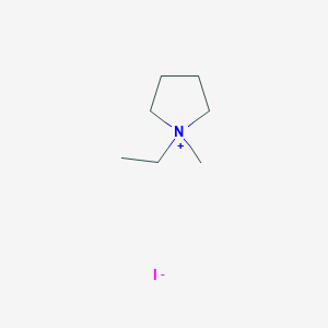 molecular formula C7H16IN B3052483 1-乙基-1-甲基吡咯烷碘化物 CAS No. 4186-68-9