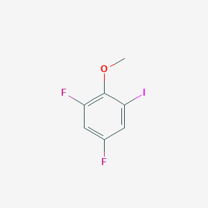 molecular formula C7H5F2IO B3052484 1,5-Difluoro-3-iodo-2-methoxybenzene CAS No. 41860-66-6