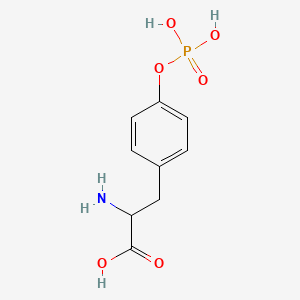 molecular formula C9H12NO6P B3052485 O(4)-phosphotyrosine CAS No. 41863-47-2