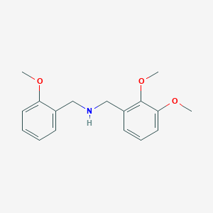 molecular formula C17H21NO3 B3052488 (2,3-Dimethoxybenzyl)(2-methoxybenzyl)amine CAS No. 418781-87-0