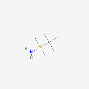 molecular formula C6H17NSi B3052489 tert-Butyldimethylsilylamine CAS No. 41879-37-2